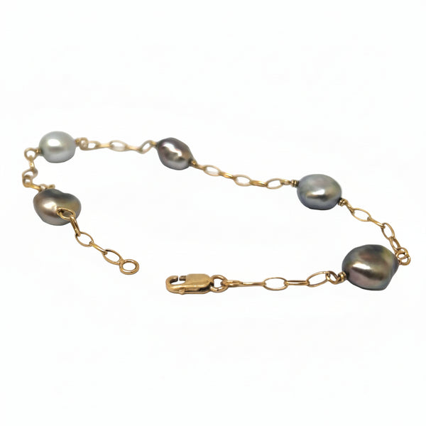 Bracelet maille forçat en or jaune 18 car