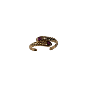 Bague jonc en or jaune 18K Taille-46