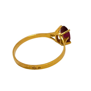 Bague en Or Jaune 18K - Taille 63 - 1.16G