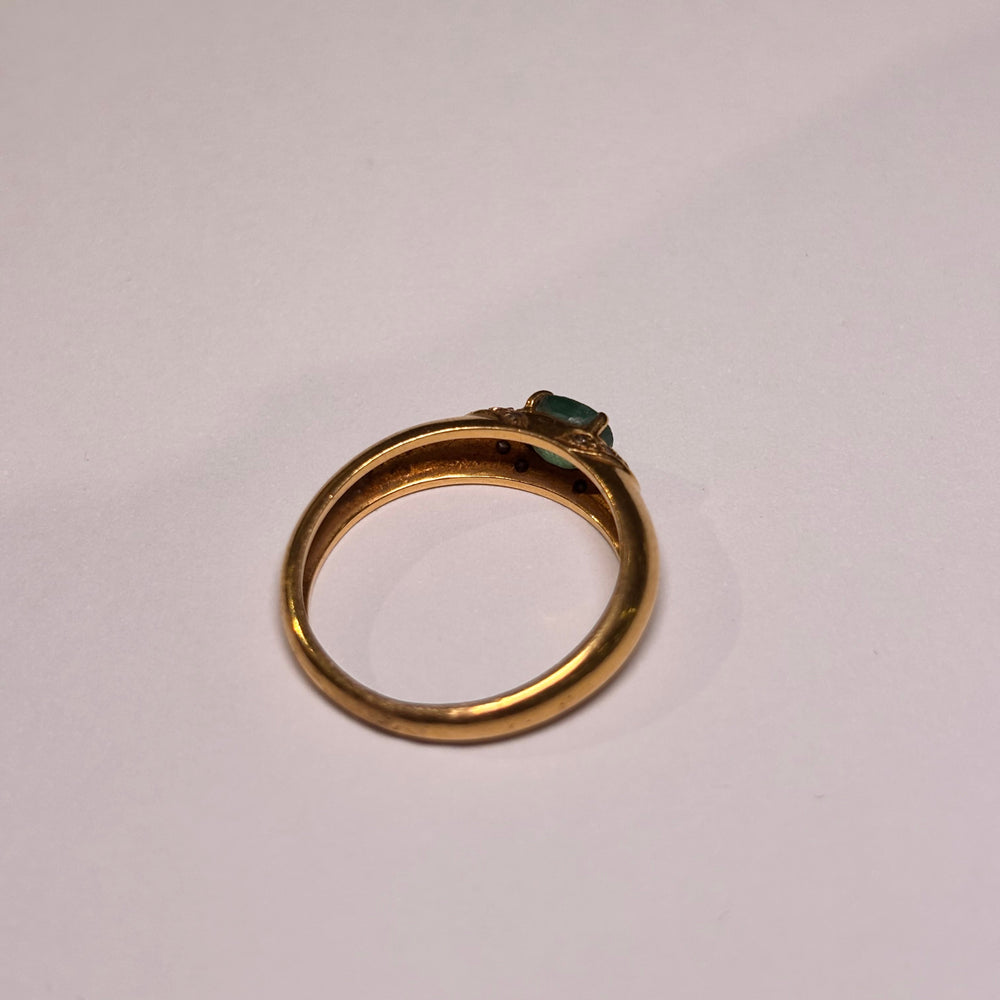 Bague en or jaune 18k Taille-55