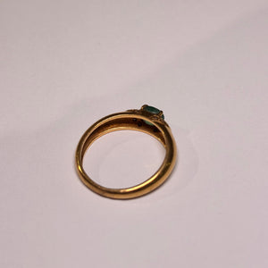 Bague en or jaune 18k Taille-55