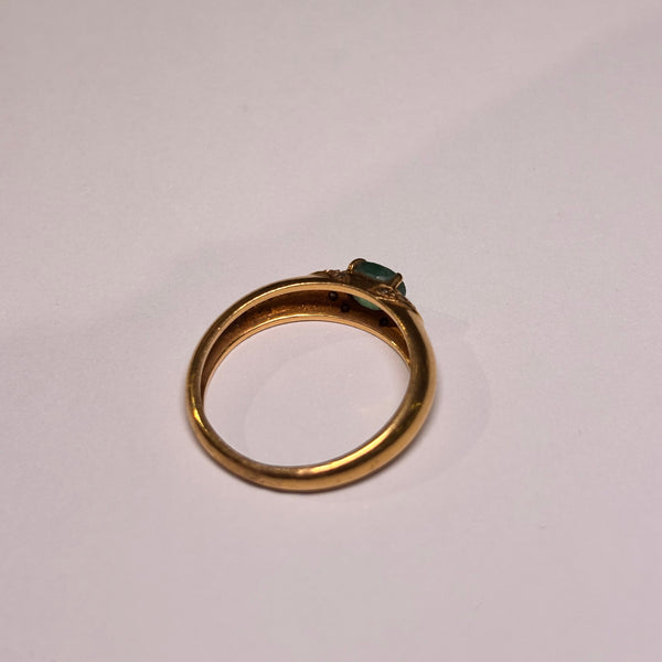 Bague en or jaune 18k Taille-55