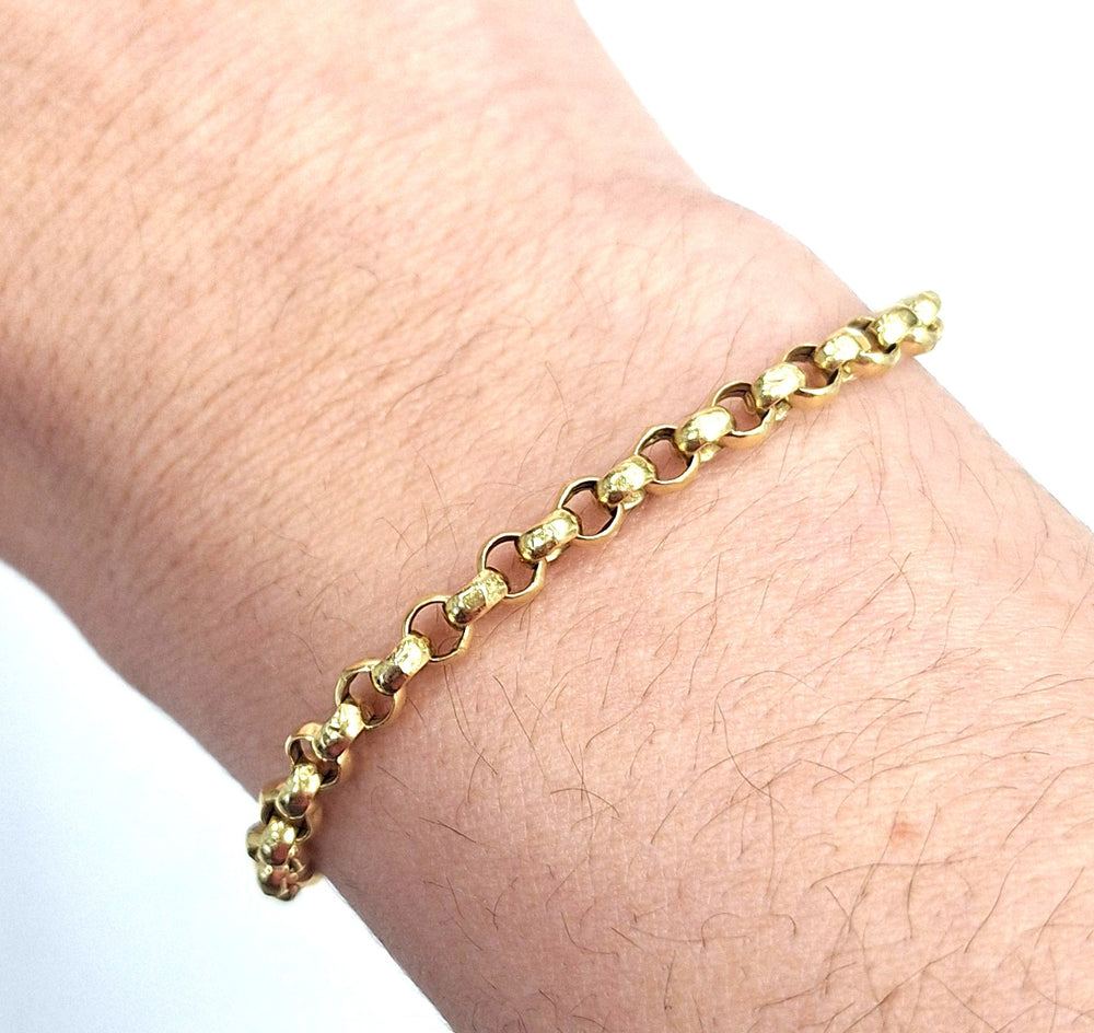 Bracelet Maille Jaseron Or Jaune 18 carats 3.92 Grs