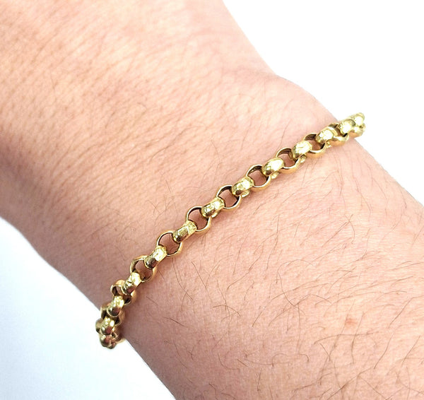 Bracelet Maille Jaseron Or Jaune 18 carats 3.92 Grs