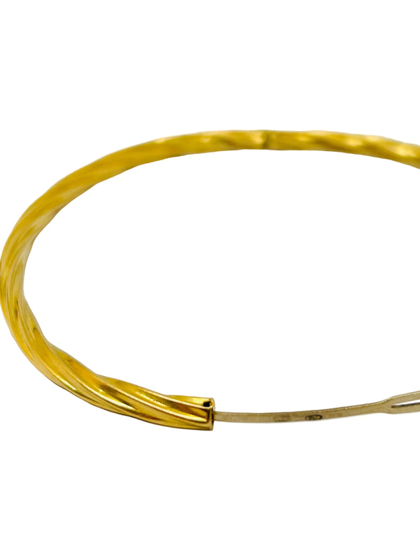 Bracelet Jonc en Or Jaune 18K - 5.84 Grs