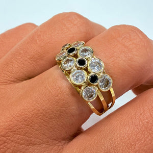 Bague en Or Jaune 18K - Taille 61 - 3.43g