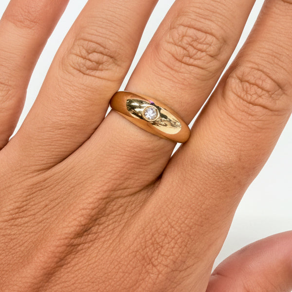 Jonc en or jaune 18k -  4.13 G