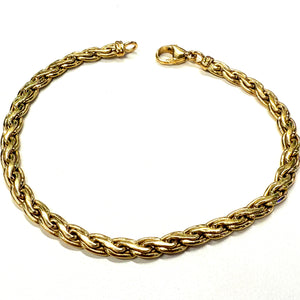 Bracelet Maille  Or Jaune 18K  5.96 Grs