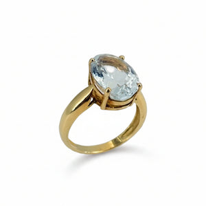Bague en Or Jaune 18K - T53 - 4.79 Grs