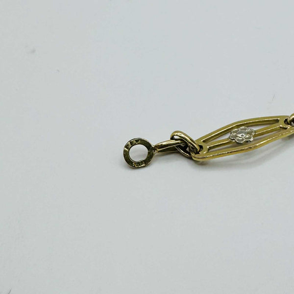 Bracelet  en or jaune 18 carats 16.3cm