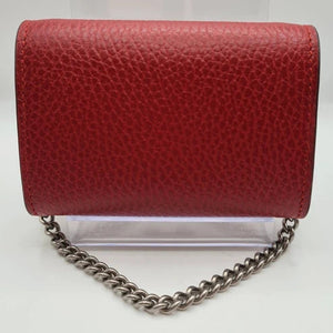 Portefeuille Dionysus Gucci en cuir rouge - Comme Neuf