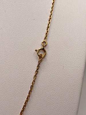 Collier en or jaune 18k - 3.63 G