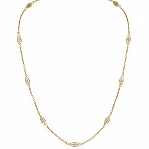 Collier Matinée en Or Jaune 18k - 5.44Grs