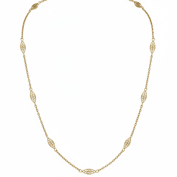Collier Matinée en Or Jaune 18k - 5.44Grs