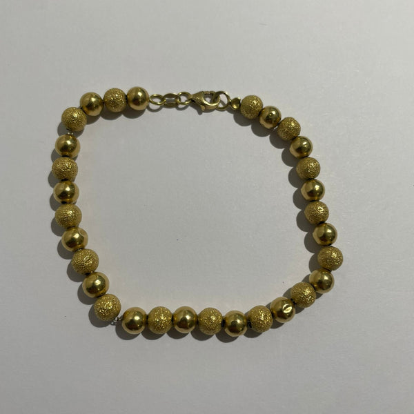 Bracelet Maille Marseillaise Or Jaune 18K 6.35g