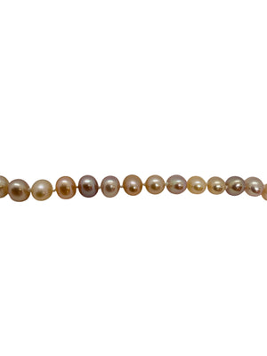 Bracelet perles en Or Jaune 18K - 7.46 Grs