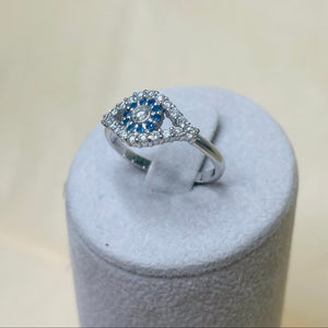 Bague en or blanc 18K Taille-54.5