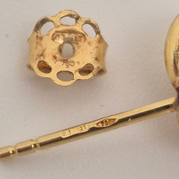 Boucles d'oreilles Nœud Algérien Or Jaune 18k - 1.20 Grs