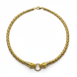 Collier Ras du Cou en Or Jaune 18 K - 36.89 G