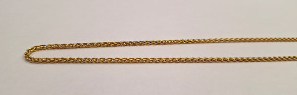 Collier Princesse en Or Jaune 18K Maille Palmier