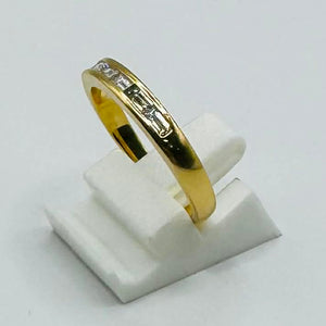 Bague en or jaune 18K - Taille 57 - 4.02 G