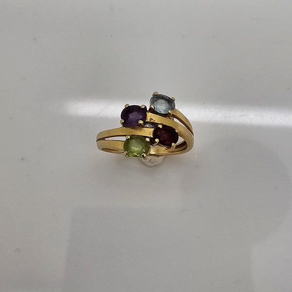 Bagues Bouquet en Or Jaune 18 K - Taille 54 - 2.63 G