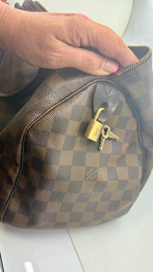 Sac à main Louis Vuitton Speedy 30 – Cuir marron