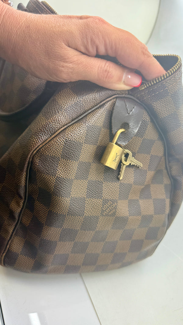 Sac à main Louis Vuitton Speedy 30 – Cuir marron