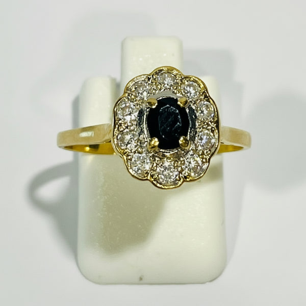 Bague Marguerite en Or 18 K - Taille 58 - 2.50 G