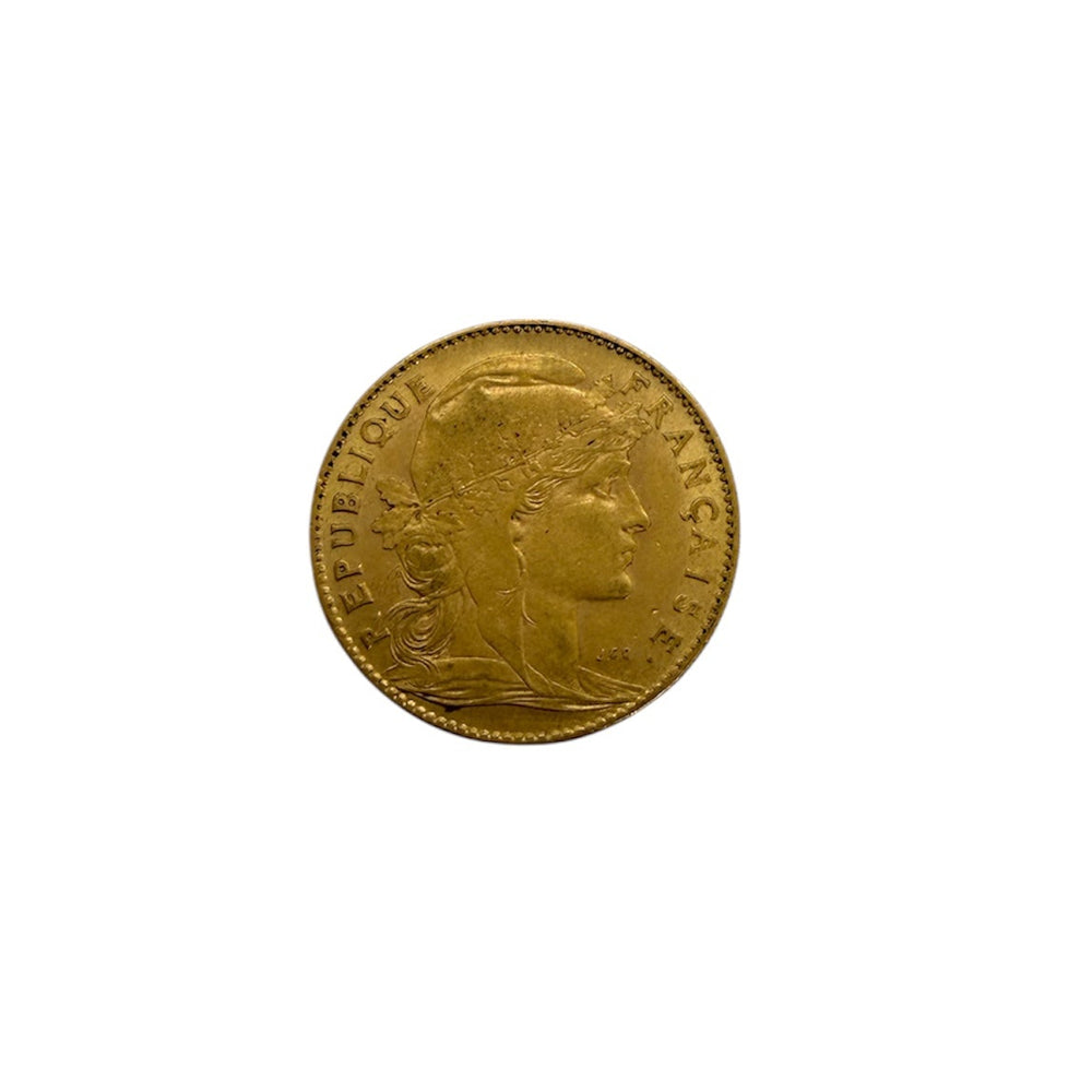 10 Francs Napoléon III Or Jaune 1857 - 3.19G