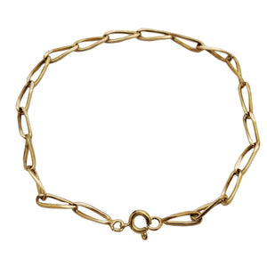 Bracelet Homme Or Jaune Maille Cheval 18 Car