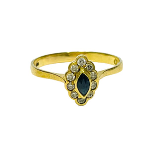 Bague Marguerite Or Jaune 18 K