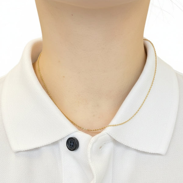 Collier ras du cou en Or jaune 18K - 2.89g