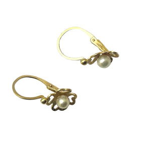 Boucles d'oreilles Dormeuses en Or Jaune 18K