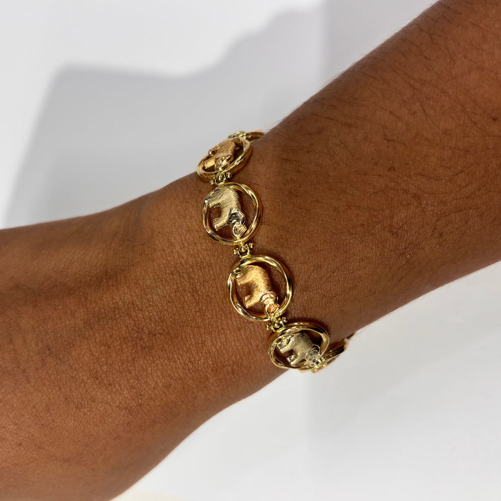 Bracelet Maillon Jaseron en Or 18K 12.60 Grs