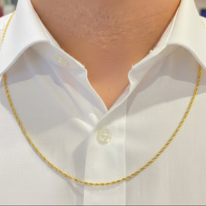 Collier matinée or jaune 18K