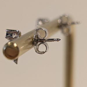 Boucles en Or Blanc 18 Carats