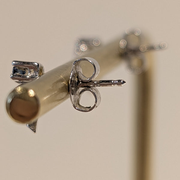 Boucles en Or Blanc 18 Carats