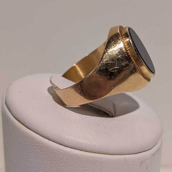 Bague Chevalière en Or Jaune 18 Carats