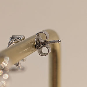 Boucles en Or Blanc 18 Carats