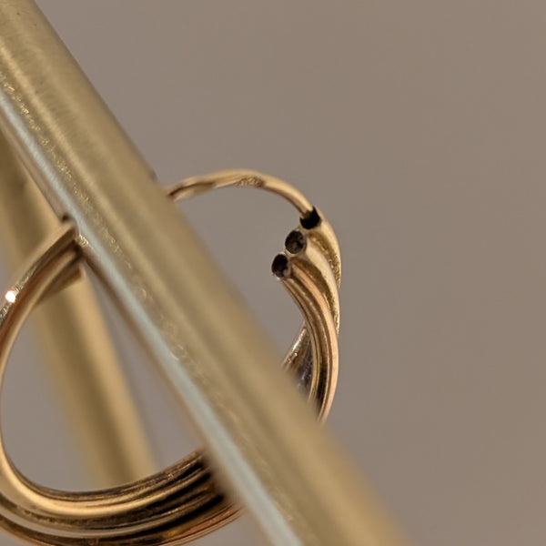 Créoles en Or Jaune 18K 1.16 Grs