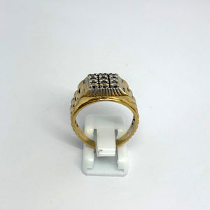Bague Chevalière OR Jaune 18 K - Taille 60 - 9.71 G