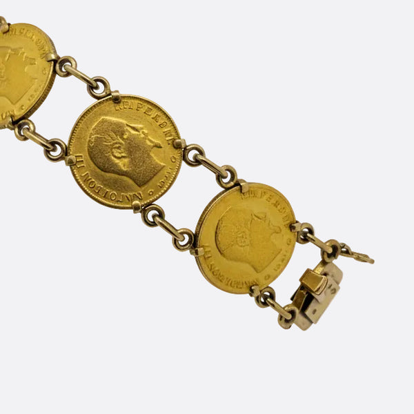 Bracelet Maillon Forçat en Or Jaune 18k - 22.54 G