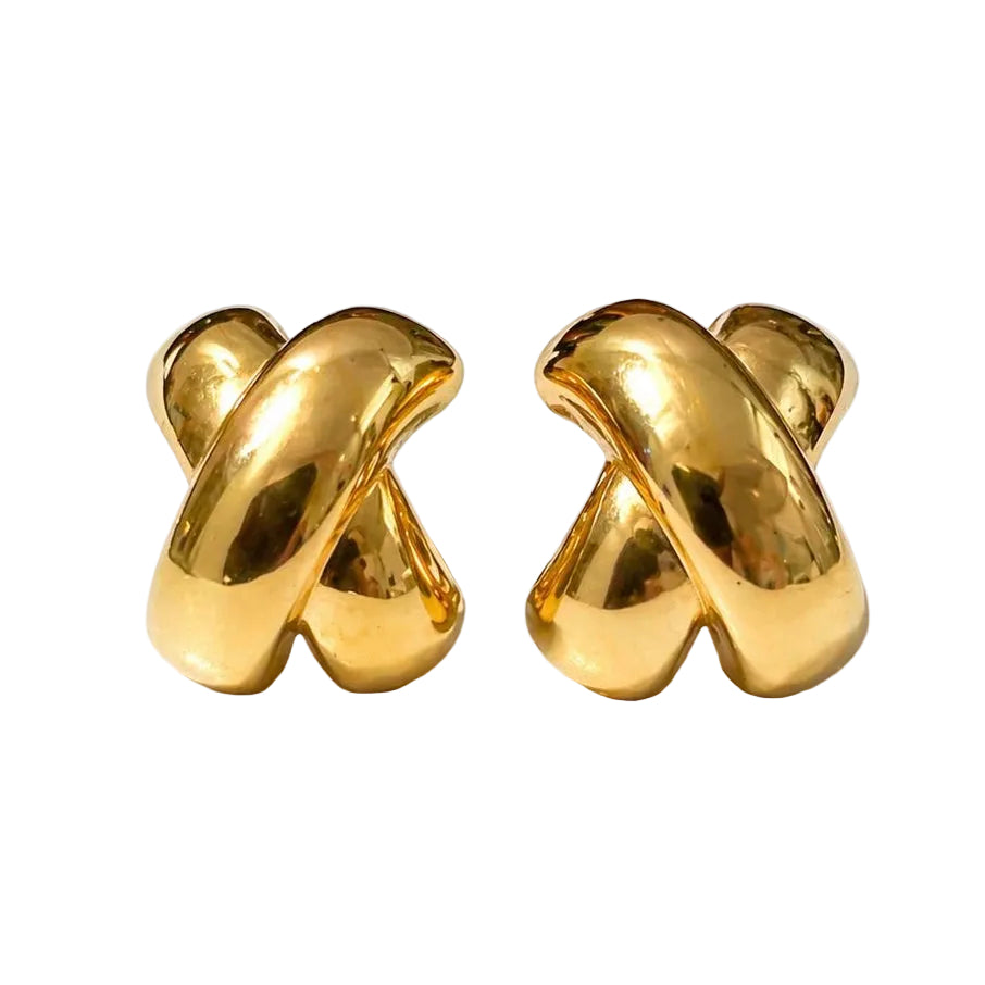 Boucles d'oreilles en or jaune 18K - 3.33 G