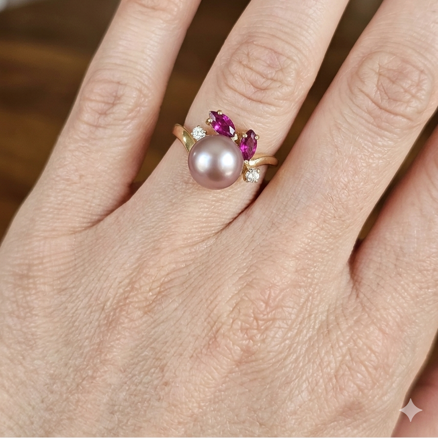 Bague en Or Jaune 18K - 3.78 Grs - Taille 57