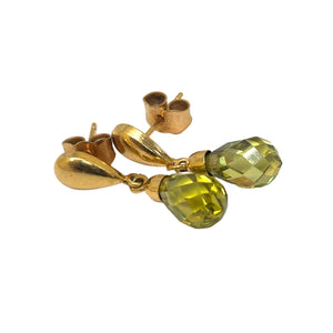 Boucles d'oreilles Pendantes Or Jaune - 18 Carats