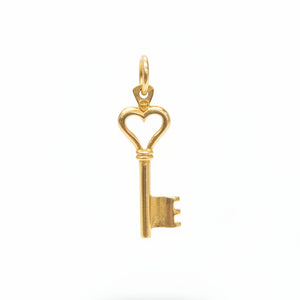 Pendentif Clef Or Jaune 18 K - 1.20 G