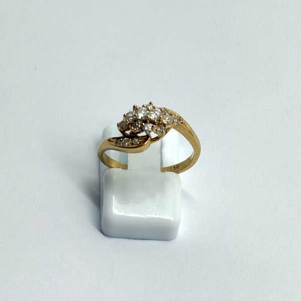Bague en or Jaune 18 K - Taille 49 -  2.57 G