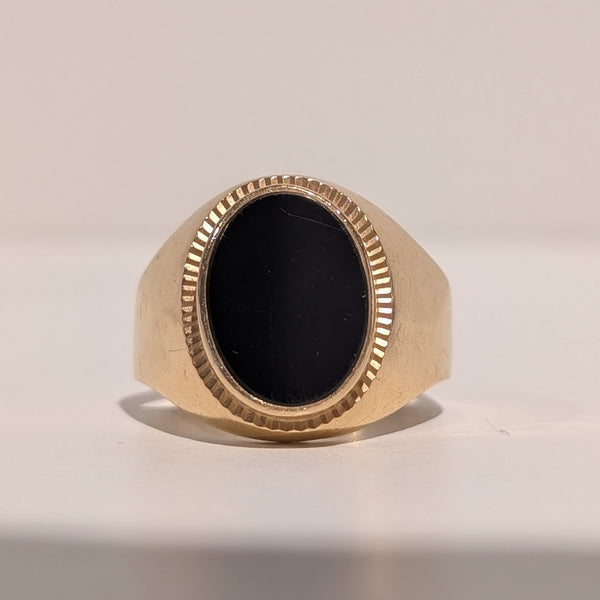 Bague Chevalière en Or Jaune 18 Carats