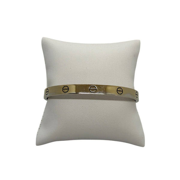 Bracelet Jonc Or Blanc 18 K - 41.67 G